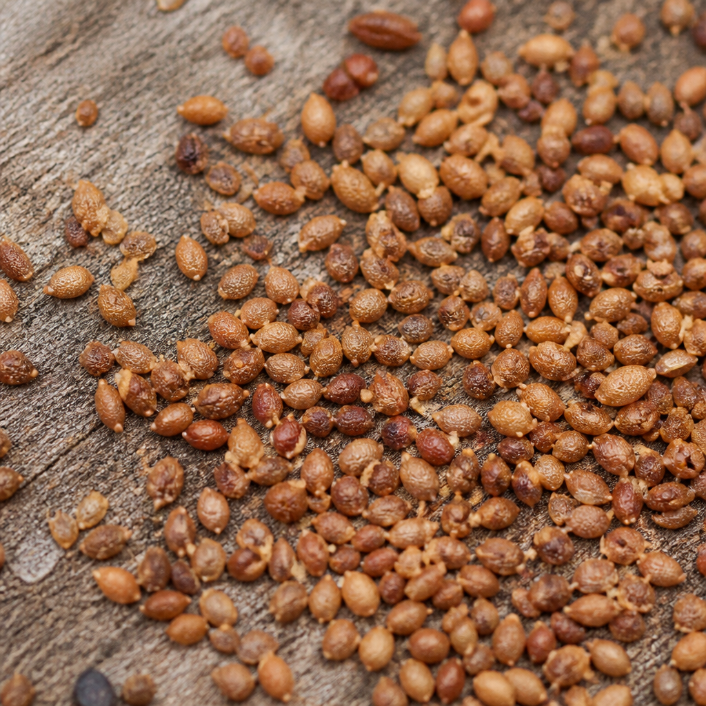 Blueberry Seed — photorealistic macro sowing packet (MHL-218)